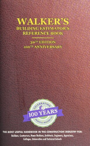 The building estimators reference book