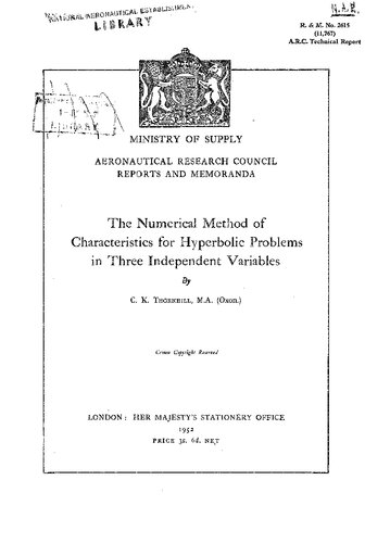 The Numerical Method of Characteristics for Hyperbolic Problems in Three Independent Variables