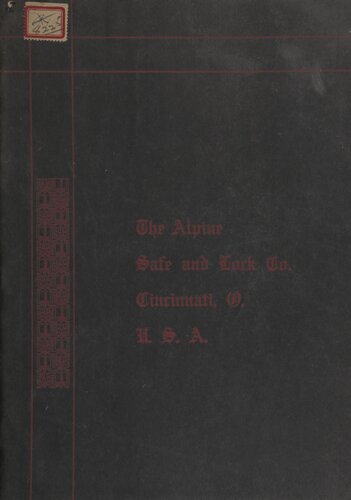 Alpine Lock & Safe Co. Catalog 1913