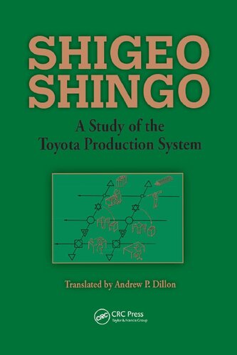 A Study of the Toyota Production System: From an Industrial Engineering Viewpoint (Produce What Is Needed, When It's Needed)