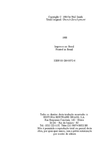 Desenvolvimento desigual