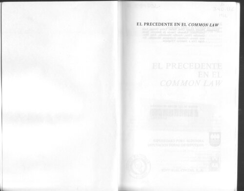 El precedente en el common law