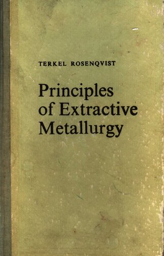 Principles of Extractive Metallurgy