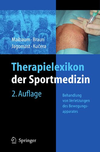 Therapielexikon der Sportmedizin: Behandlung von Verletzungen des Bewegungsapparates (German Edition)
