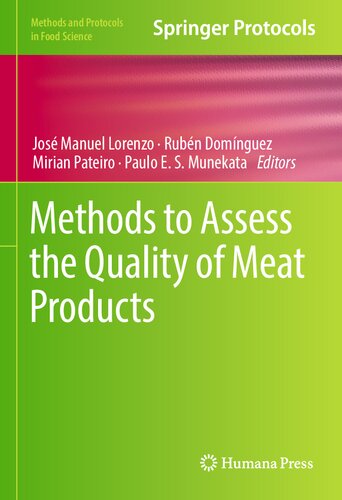 Methods to Assess the Quality of Meat Products
