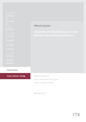 Doppelte Perfektbildungen in den Banater deutschen Mundarten