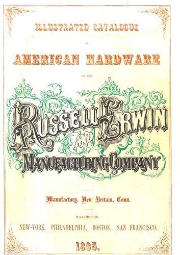 Russell & Erwin 1865 American Hardware Catalogue