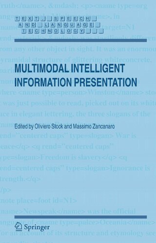 Multimodal Intelligent Information Presentation