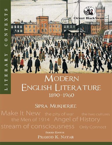 Modern English Literature, 1890 1960 (Literary Contexts)