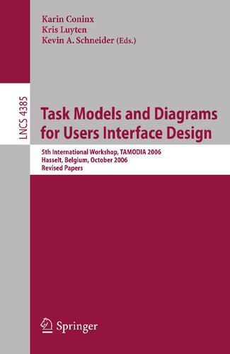 Title: Task Models and Diagrams for Users Interface Desig