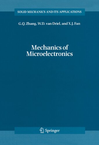 Mechanics of Microelectronics (Solid Mechanics and Its Applications, 141)