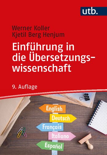 Einführung in die Übersetzungswissenschaft
