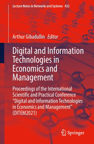 Digital and Information Technologies in Economics and Management (Lecture Notes in Networks and Systems)