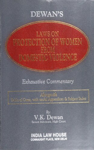 Laws on protection of women from domestic violence