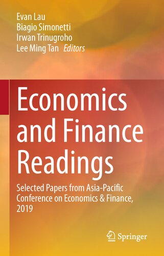 Economics and Finance Readings: Selected Papers from Asia-Pacific Conference on Economics & Finance, 2019