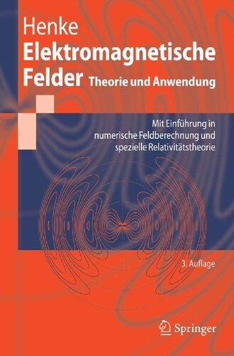 Elektromagnetische Felder: Theorie und Anwendung (Springer-Lehrbuch) (German Edition)