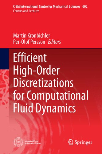 Efficient High-Order Discretizations for Computational Fluid Dynamics (CISM International Centre for Mechanical Sciences, 602)