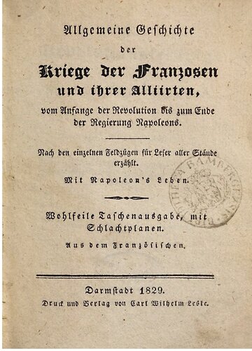 Die Revolutionsfeldzüge im Norden und Osten von Frankreich