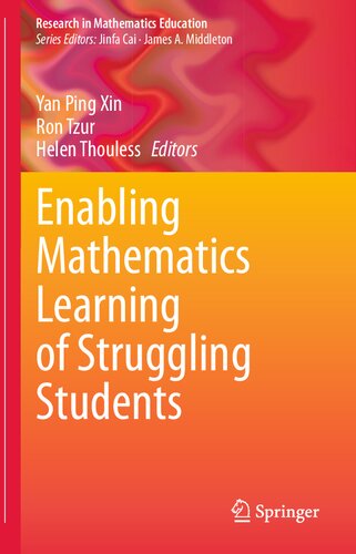 Enabling Mathematics Learning of Struggling Students (Research in Mathematics Education)