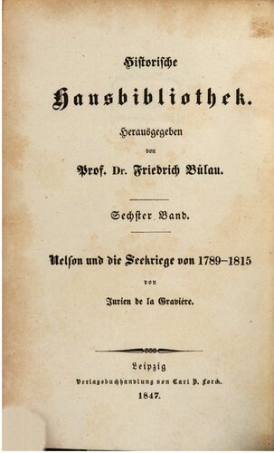 Nelson und die Seekriege 1789-1815