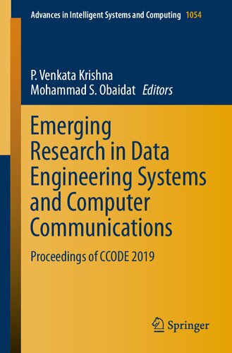 Emerging Research in Data Engineering Systems and Computer Communications: Proceedings of CCODE 2019 (Advances in Intelligent Systems and Computing, 1054)