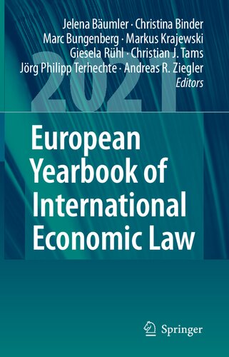 European Yearbook of International Economic Law 2021 (European Yearbook of International Economic Law, 12)