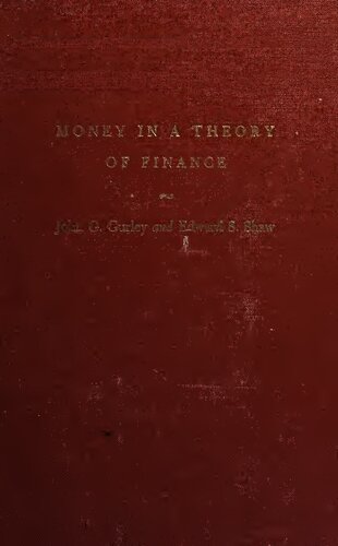 Money in a theory of finance