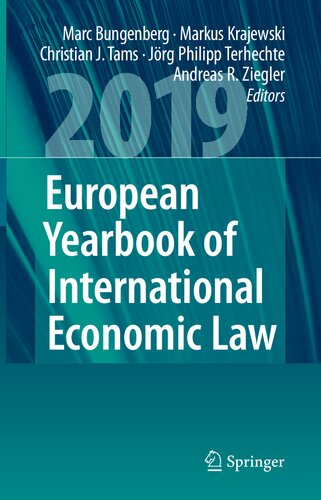 European Yearbook of International Economic Law 2019 (European Yearbook of International Economic Law, 10)