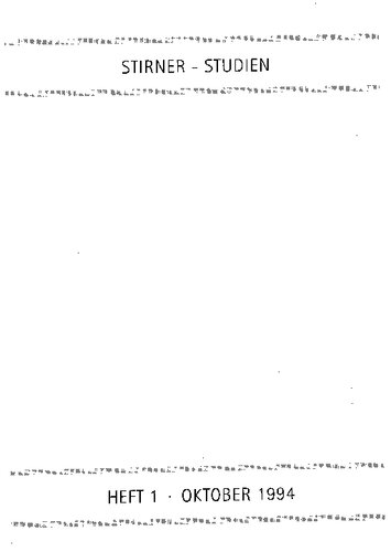 Ein heimlicher Hit : 150 Jahre Stirners 