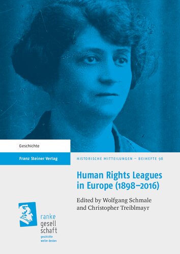 Human Rights Leagues in Europe (1898–2016)