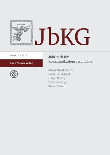 Jahrbuch für Kommunikationsgeschichte 19
