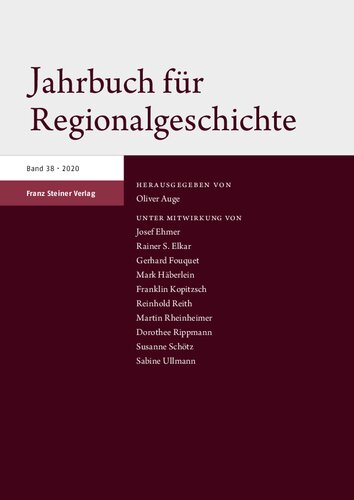 Jahrbuch für Regionalgeschichte 38