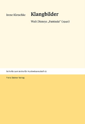 Klangbilder: Walt Disneys „Fantasia“ (1940)