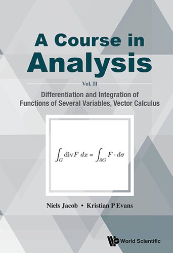 Course in Analysis, Vol. II: Differentiation And Integration Of Functions Of Several Variables, Vector Calculus