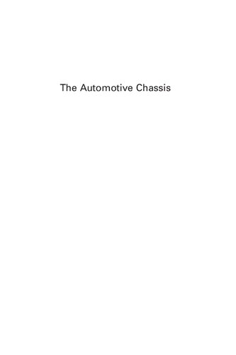 The Automotive Chassis - Engineering Principles - SAE
