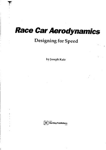 Race car aerodynamics: designing for speed /