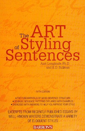 The art of styling sentences, 5th edition