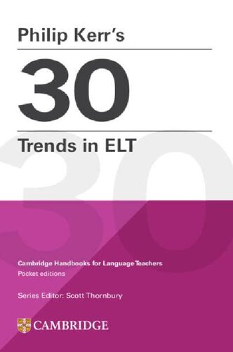 Philip Kerr’s 30 Trends  in ELT