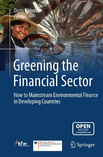 Greening the Financial Sector: How to Mainstream Environmental Finance in Developing Countries