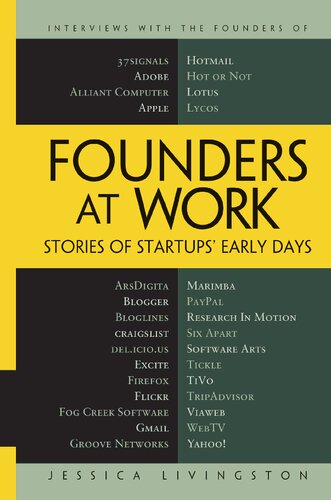 Founders at Work: Stories of Startups' Early Days