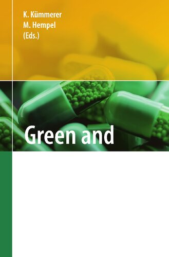 Green and Sustainable Pharmacy
