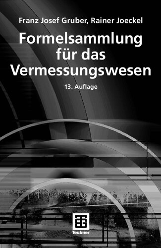 Formelsammlung für das Vermessungswesen (German Edition)