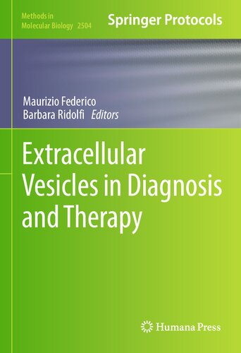 Extracellular Vesicles in Diagnosis and Therapy (Methods in Molecular Biology, 2504)