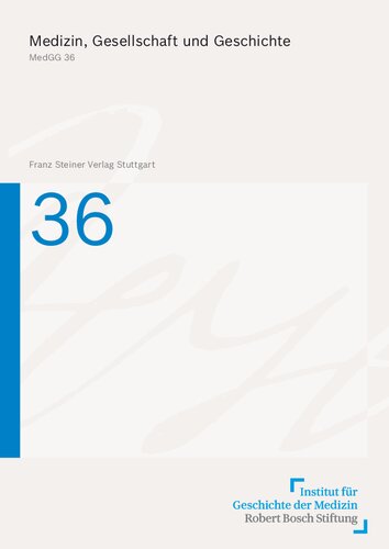 Medizin, Gesellschaft und Geschichte 36