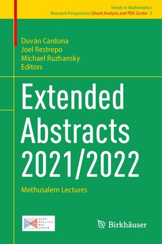 Extended Abstracts 2021/2022: Methusalem Lectures (Trends in Mathematics, 3)