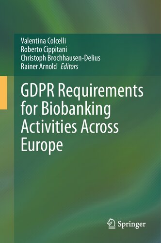 GDPR Requirements for Biobanking Activities Across Europe
