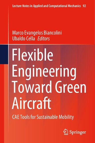Flexible Engineering Toward Green Aircraft: CAE Tools for Sustainable Mobility (Lecture Notes in Applied and Computational Mechanics, 92)