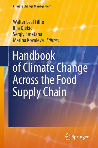 Handbook of Climate Change Across the Food Supply Chain (Climate Change Management)