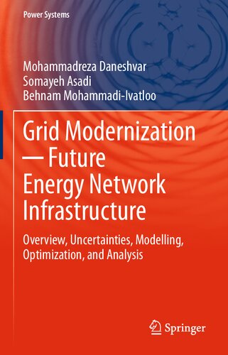 Grid Modernization ─ Future Energy Network Infrastructure: Overview, Uncertainties, Modelling, Optimization, and Analysis (Power Systems)