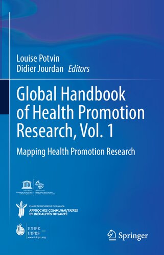 Global Handbook of Health Promotion Research, Vol. 1: Mapping Health Promotion Research